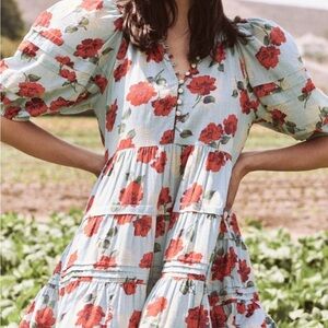 The Great Floral Puff Sleeve Dress